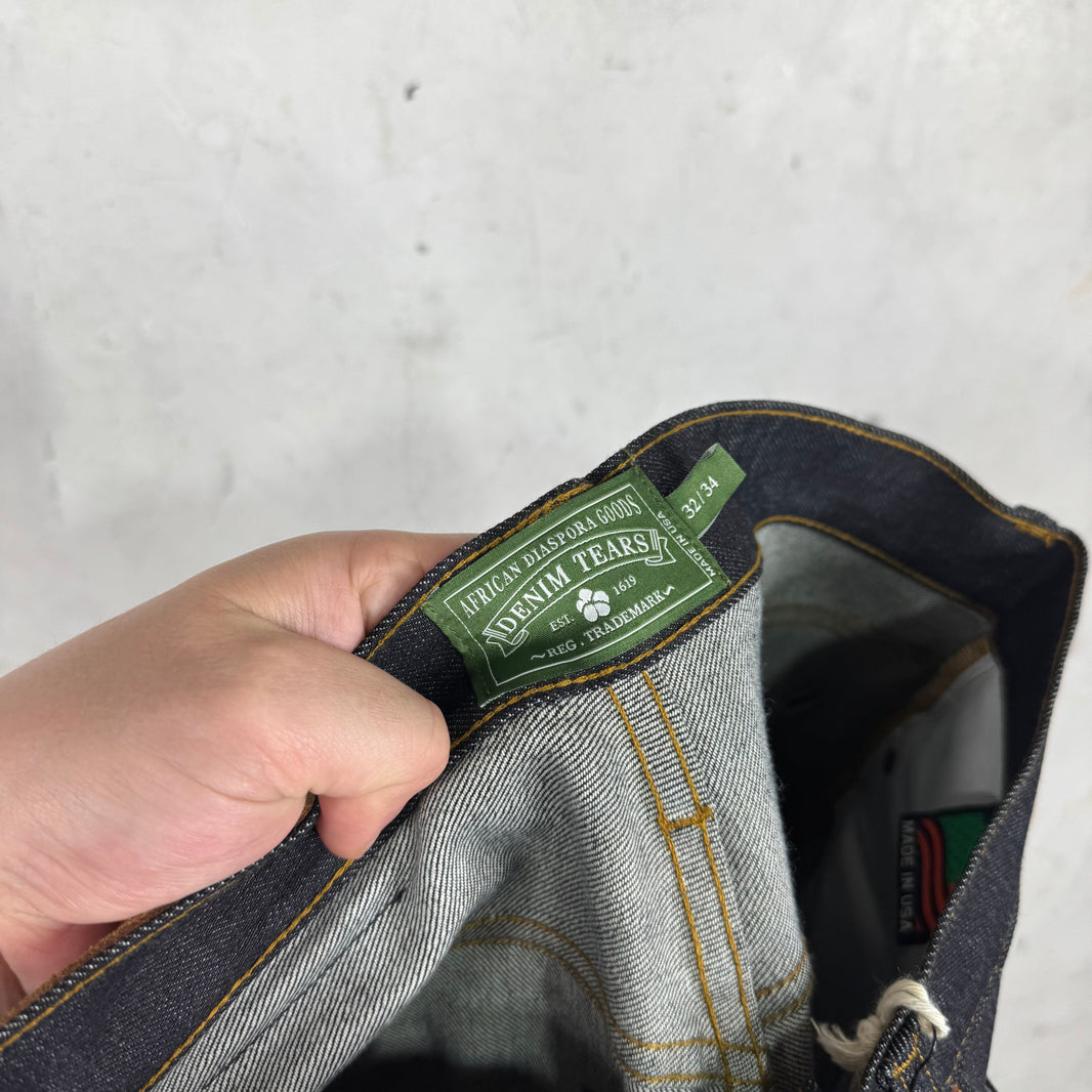 Denim Tears Raw Denim Wreath Jeans