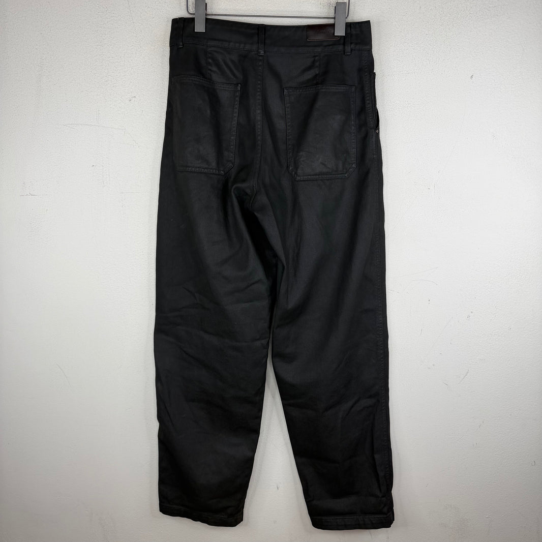 Lemaire Waxed Barrel Pants