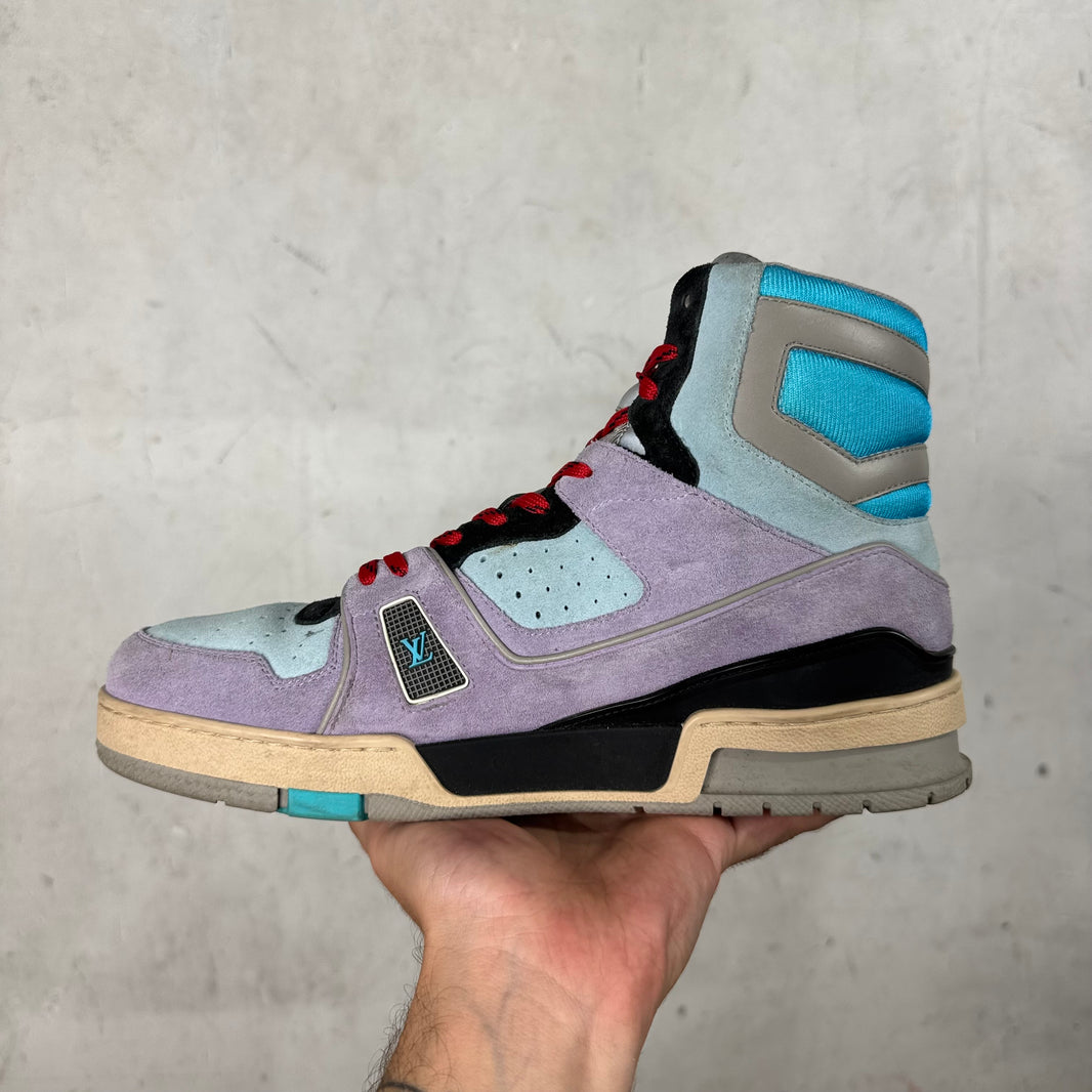 Louis Vuitton Purple Suede 508 Trainer Highs
