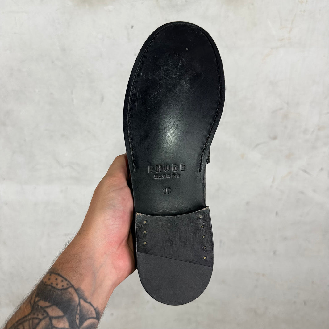 Rhude Croc Penny Loafers