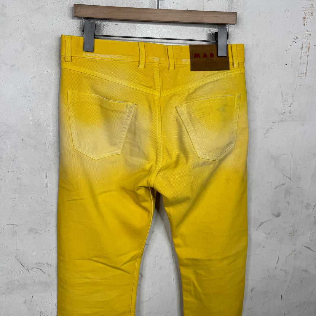 Marni Yellow Jeans