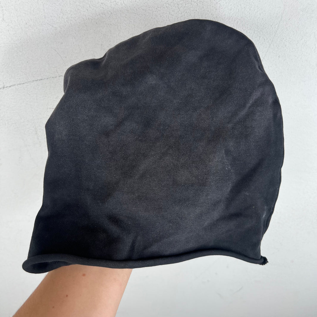 424 Crest Academy Black Washed Skully Beanie
