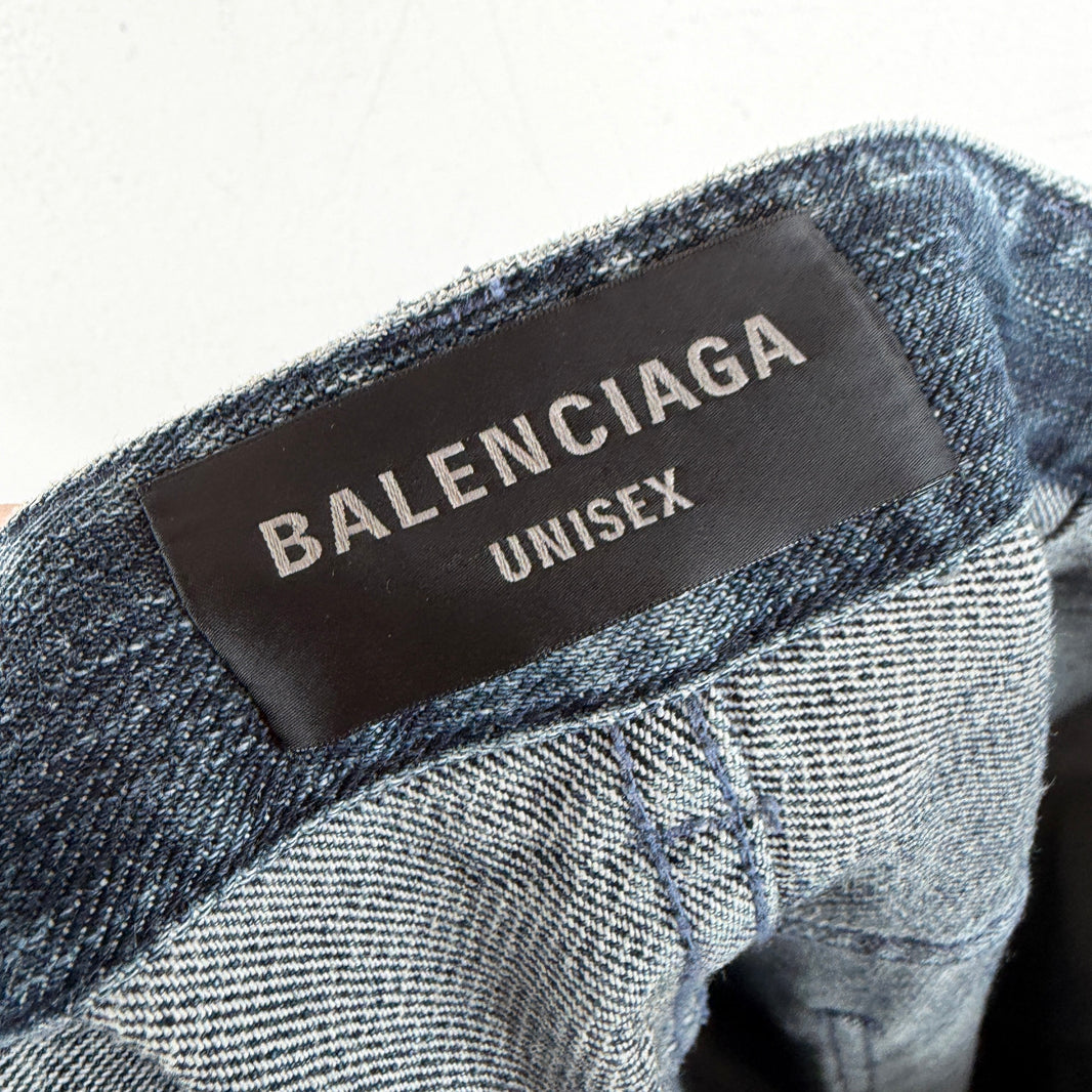 Balenciaga Double Leg Baggy Jeans