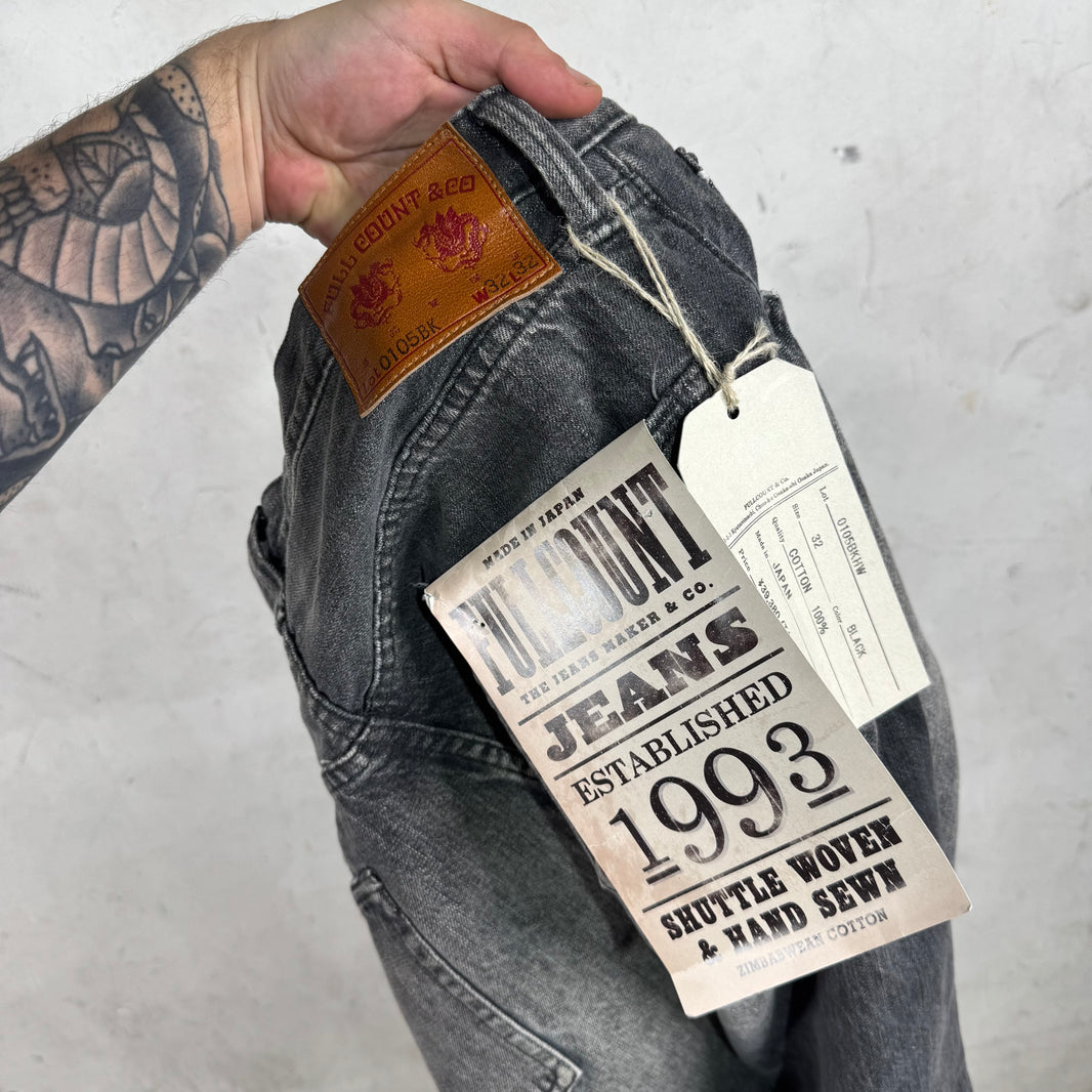 Full Count Charcoal Selvedge Jeans