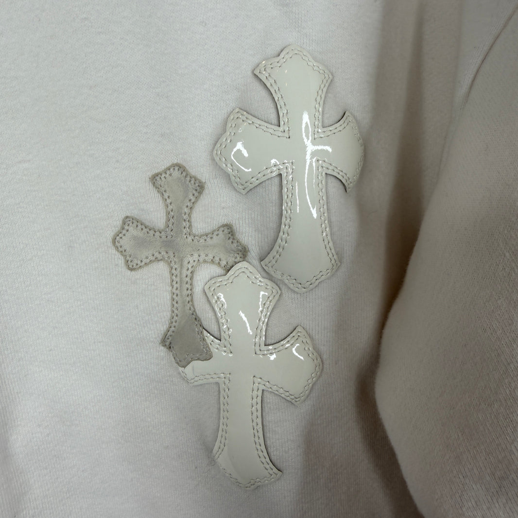 Chrome Hearts White 22 Patch Sweater