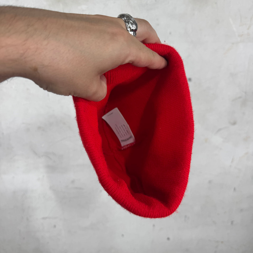Chrome Hearts Red Logo Beanie