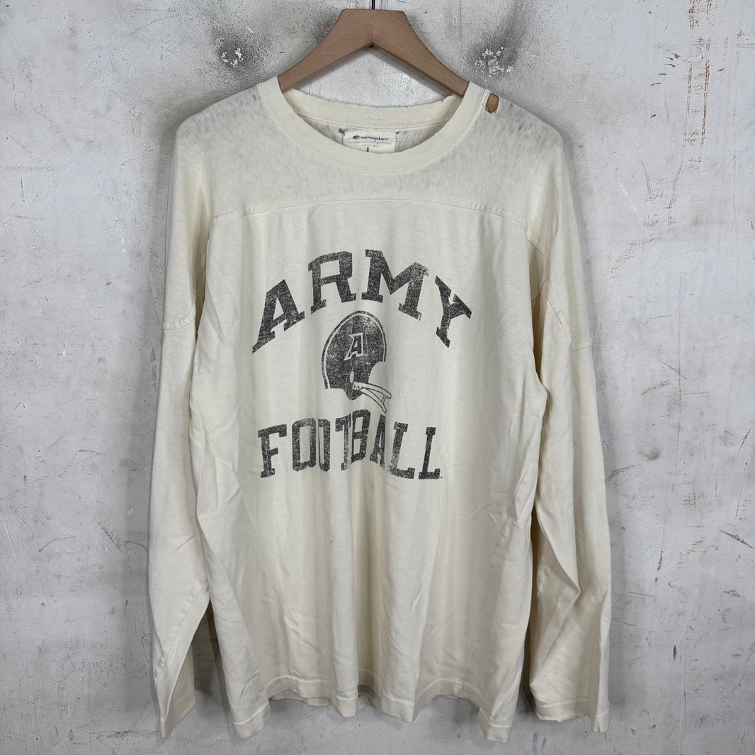 Vintage 90's Champion Army Football L/S T-Shirt
