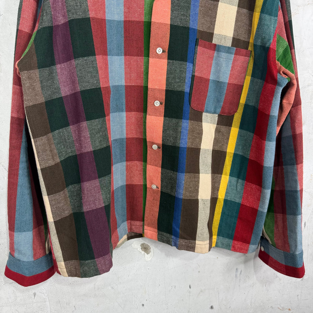 Bode Rainbow Plaid Flannel