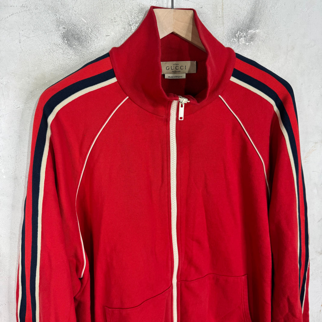 Gucci Uniformes Red Track Jacket