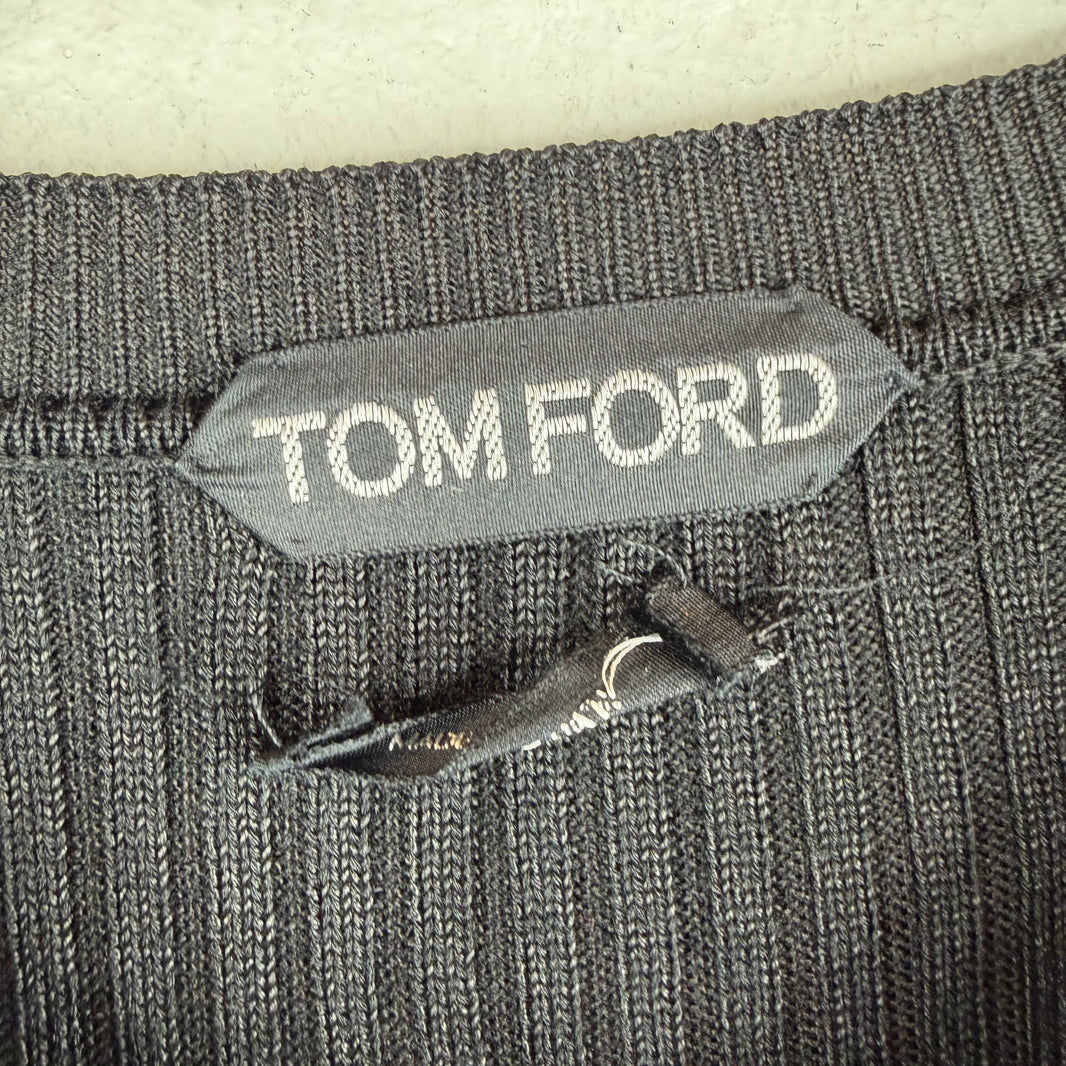 Tom Ford Ribbed Henley Shirt