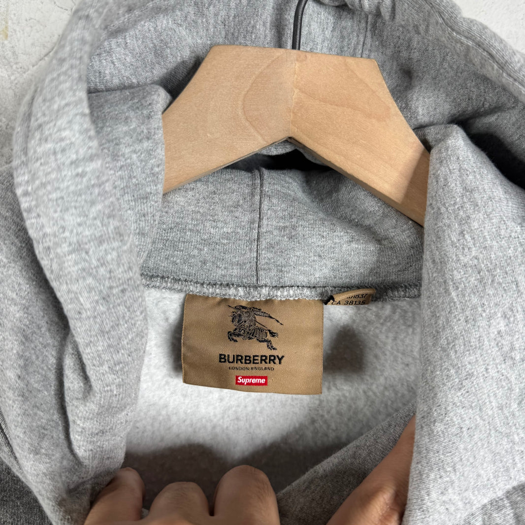 Supreme x Burberry Box Logo Hoodie