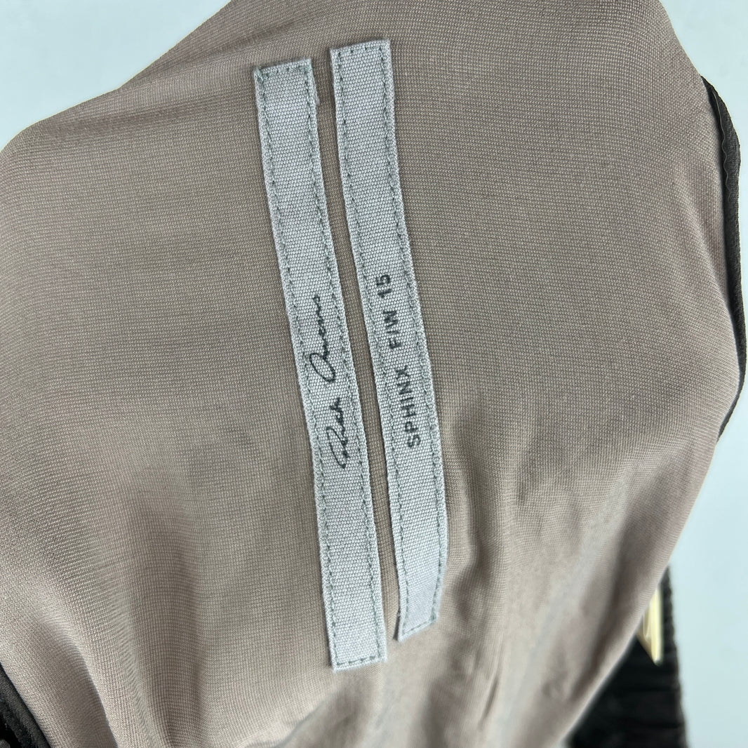 Rick Owens Gray Drop Crotch Trousers