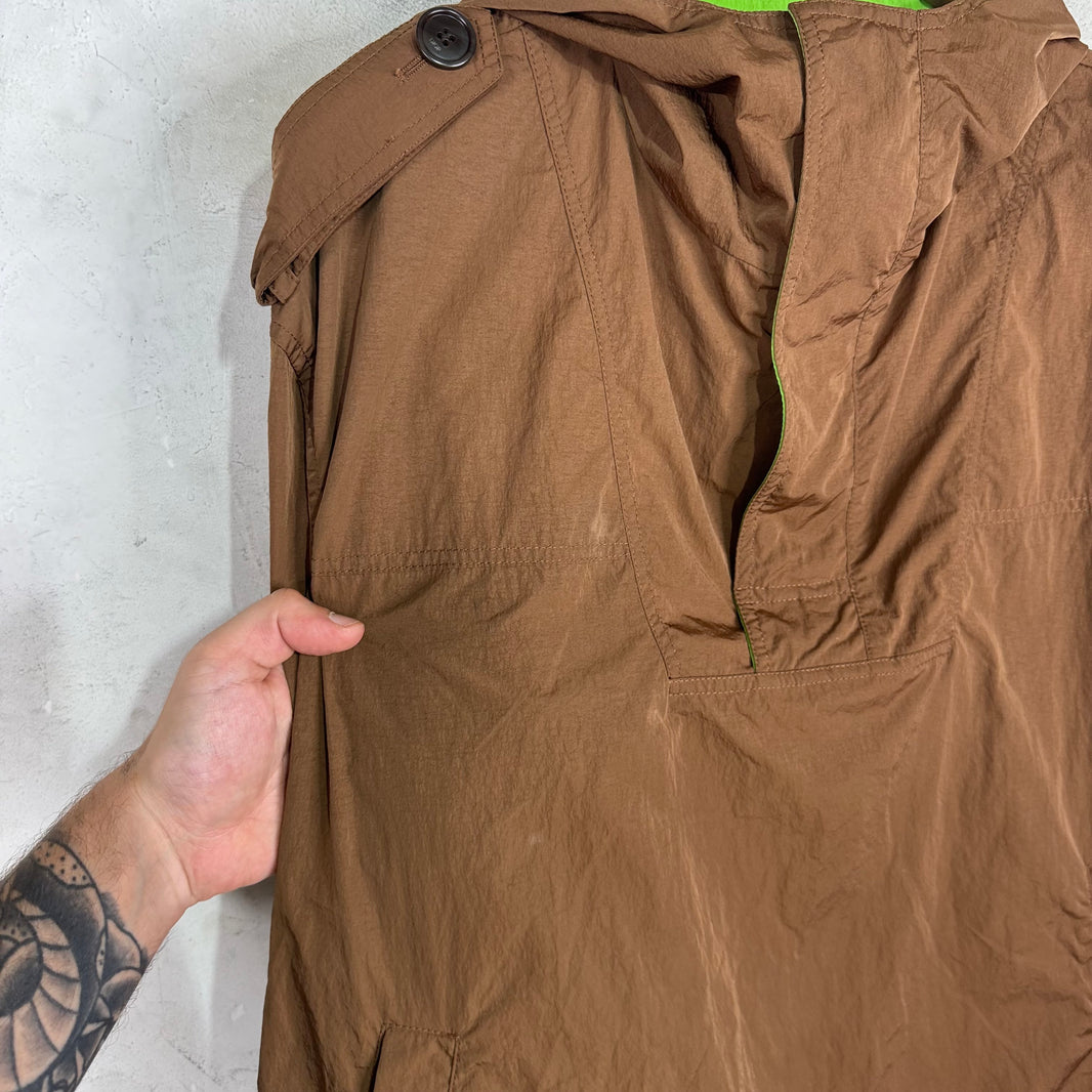 Dior Brown/Green Anorak Windbreaker