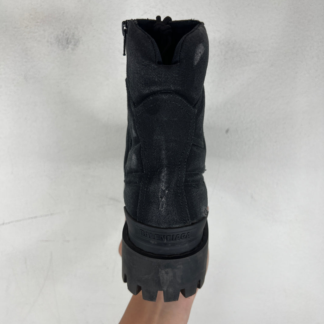 Balenciaga Canvas Strike Boots