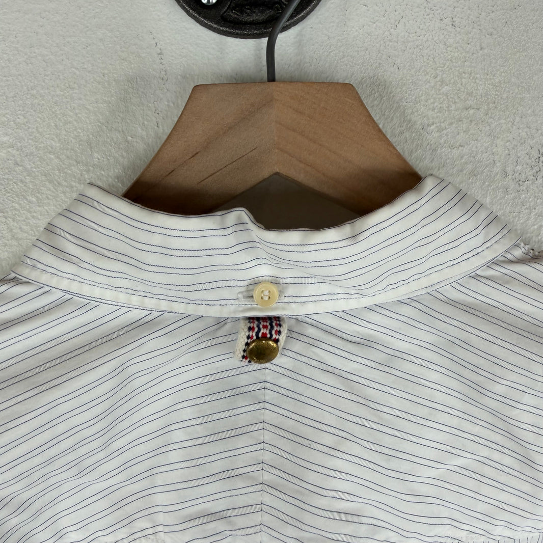 Visvim Elbow Patch Striped Button Up L/S Shirt