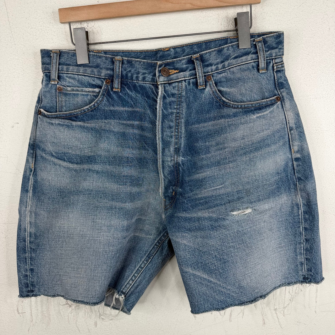 Celine Cut-Off Jean Shorts