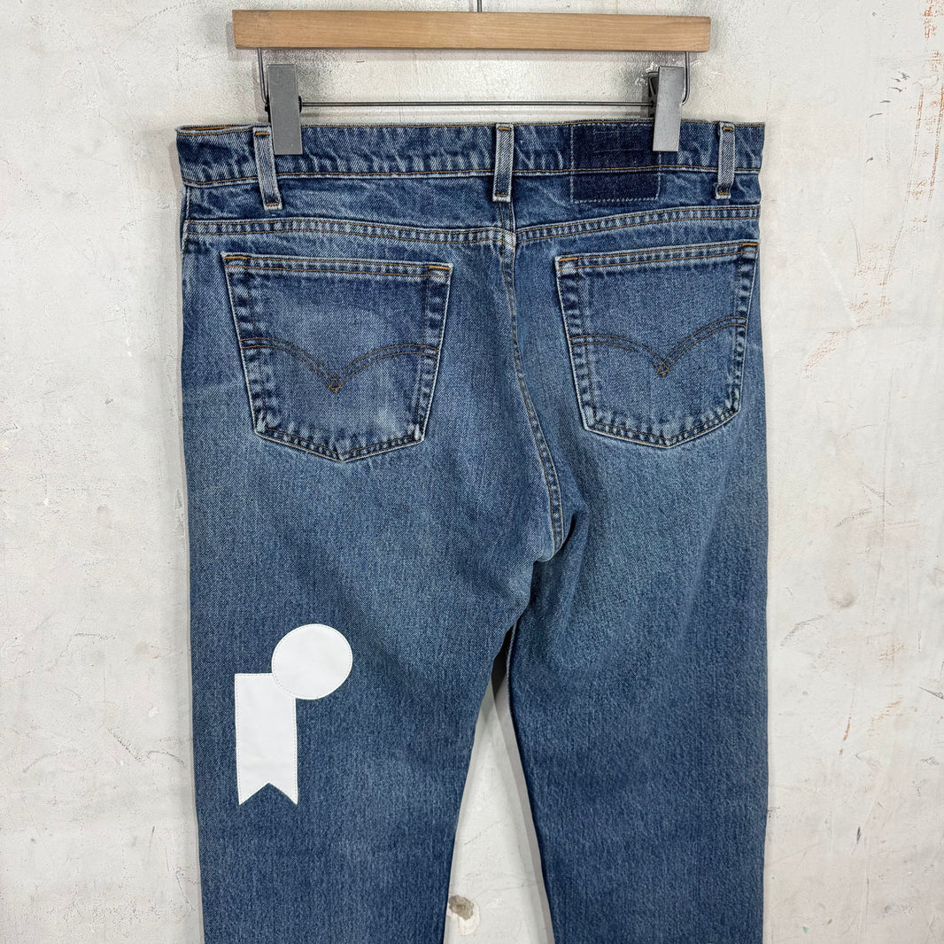 Stefan Cooke Patched Levi's Jeans