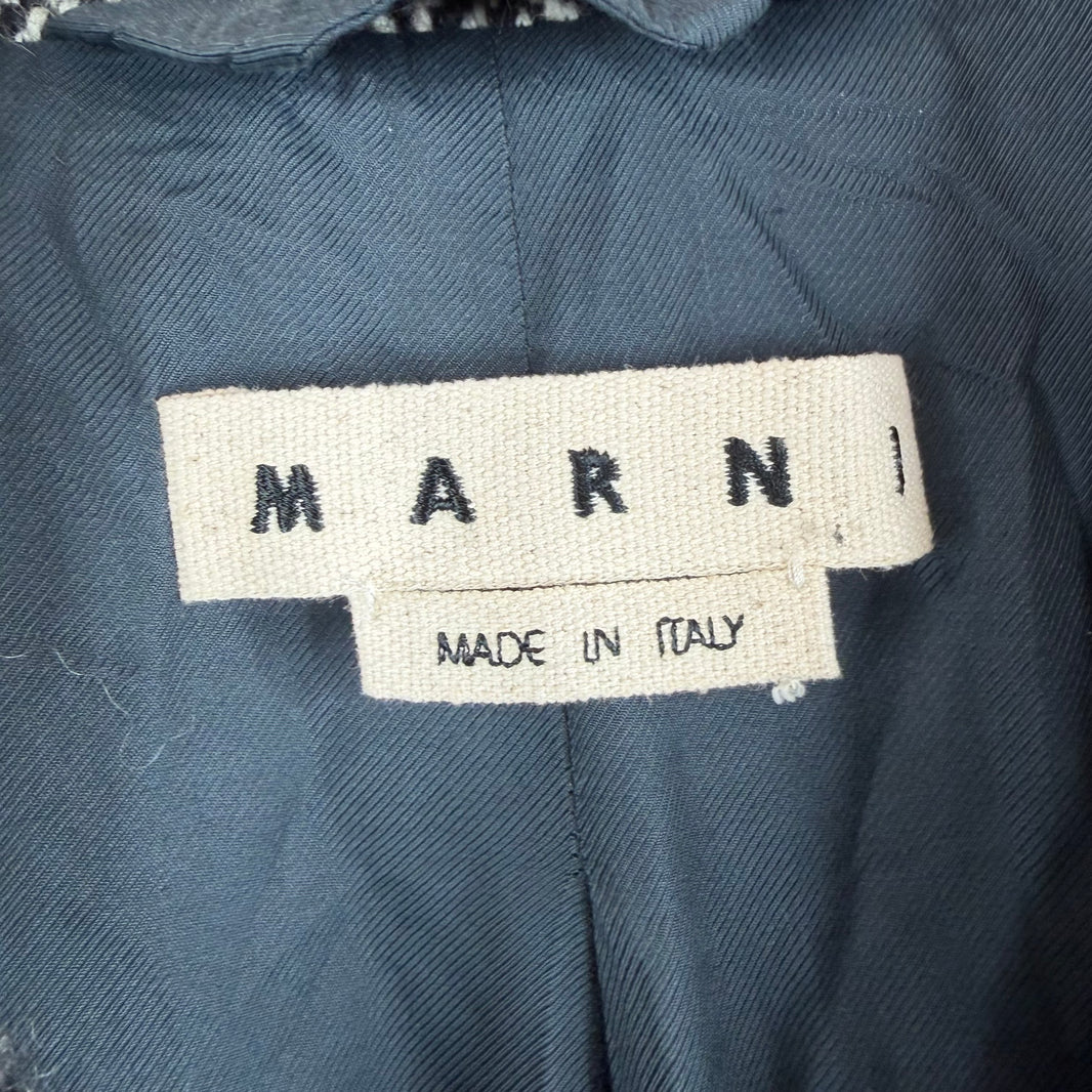 Marni Herringbone Long Coat