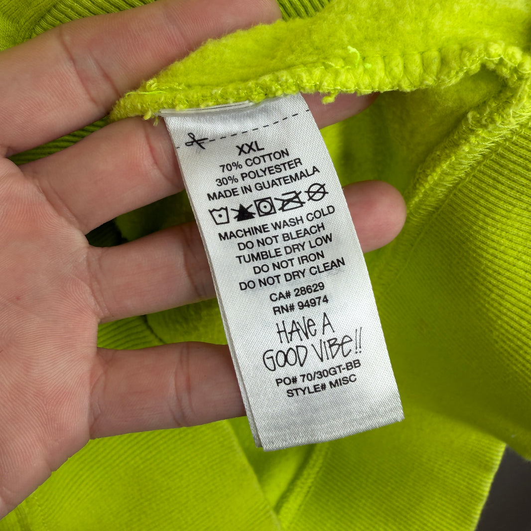 Stussy London Neon Zip Up Hoodie