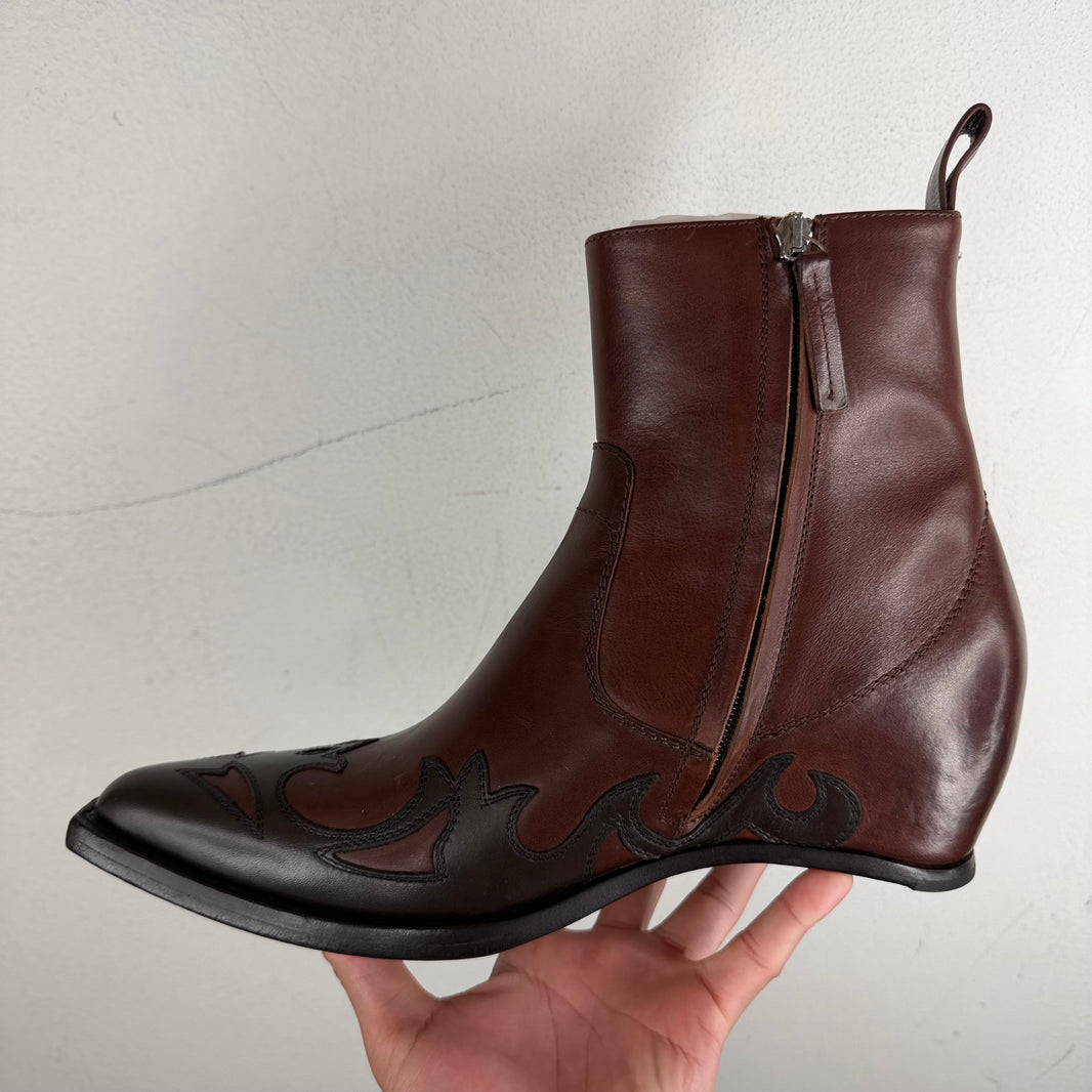 Margiela Heel-less Western Flame Boots