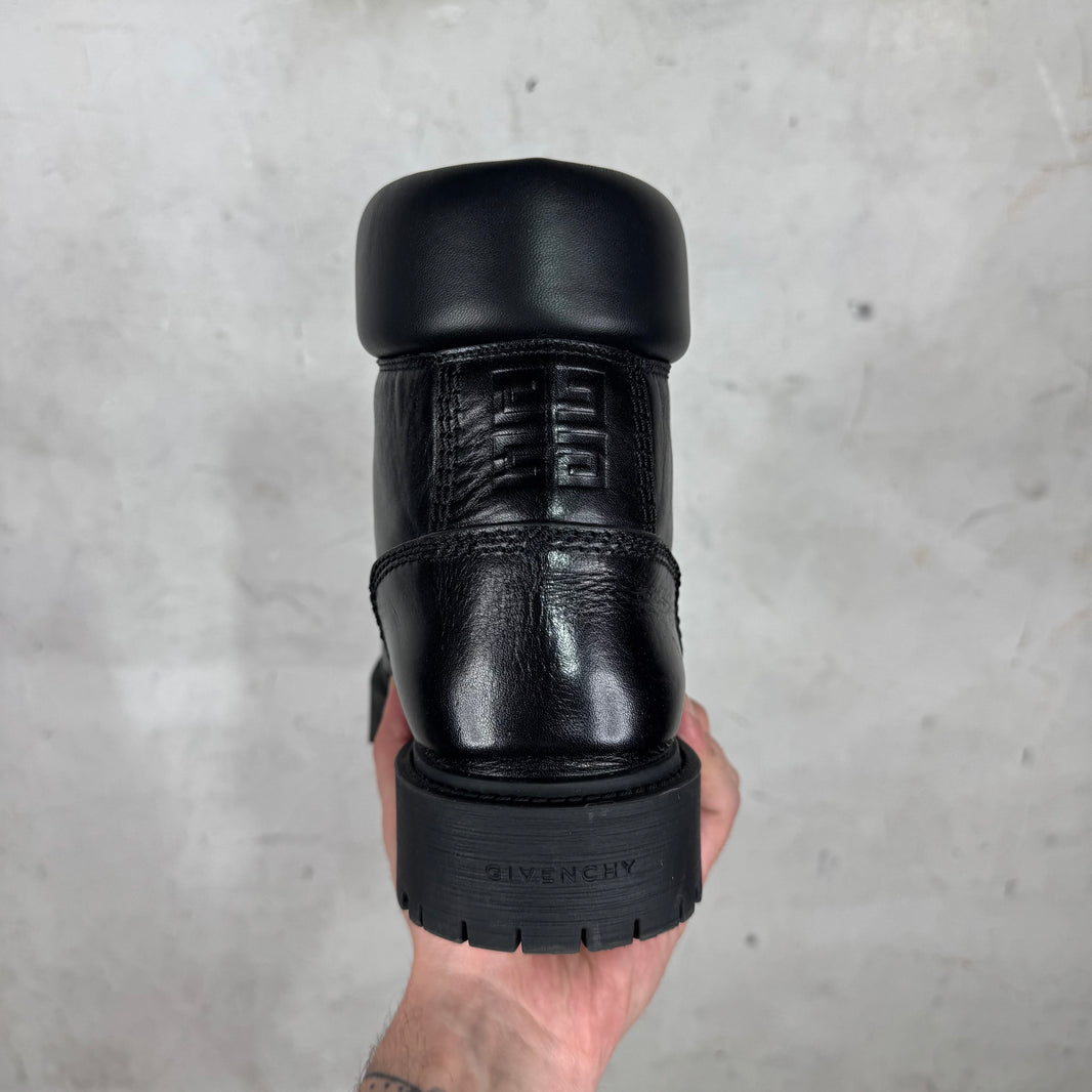 Givenchy Leather Lug Boots