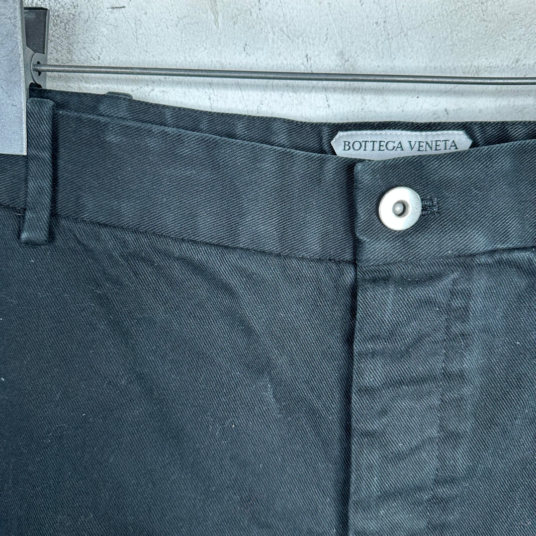Bottega Veneta Black Twill Trousers