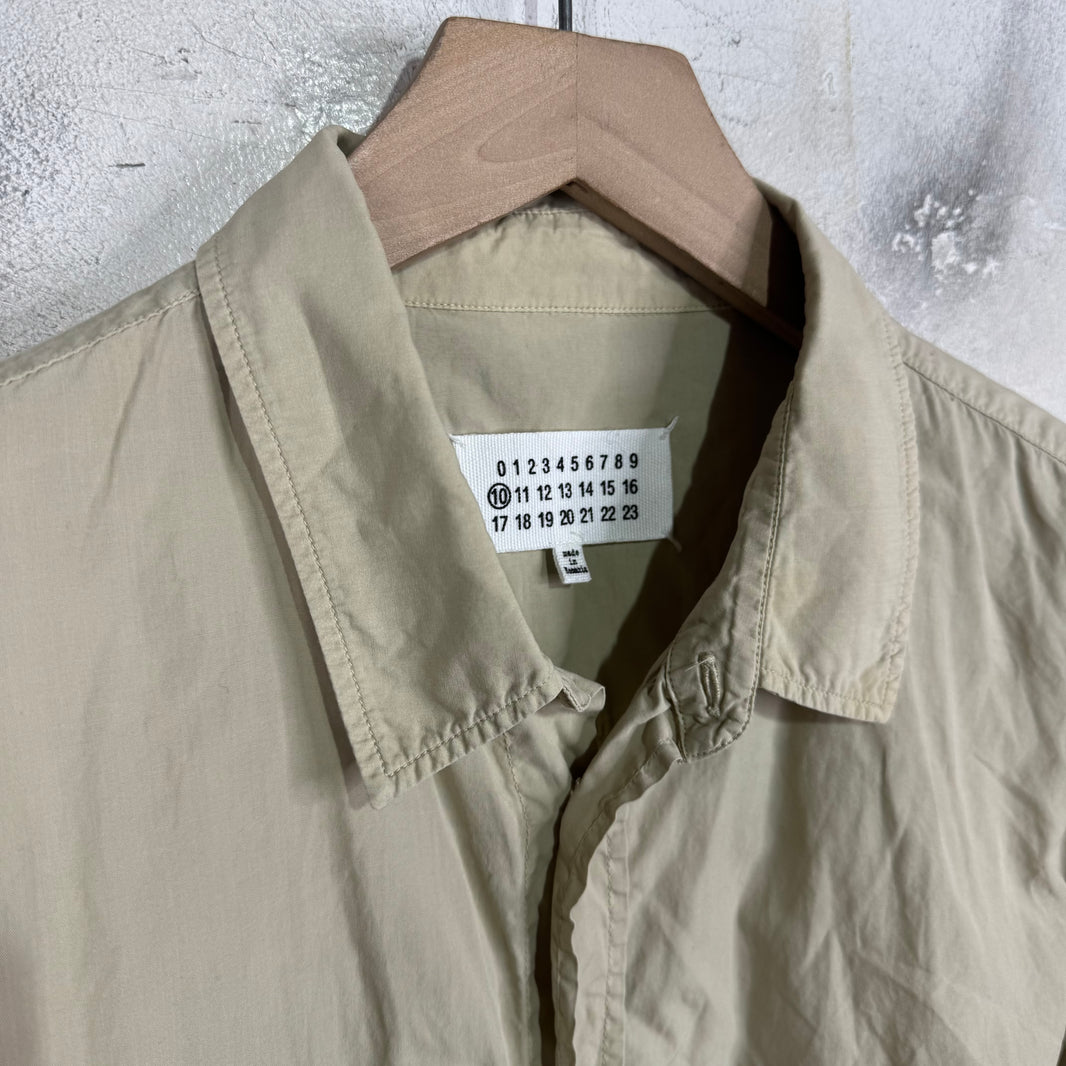 Margiela Beige LS Button Up