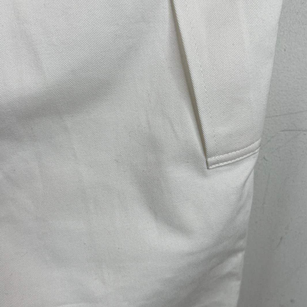 Balenciaga White Kick Knee Cargo Trousers