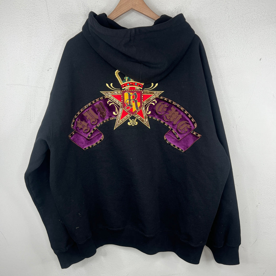 Supreme Crest Studded Zip Up Hoodie
