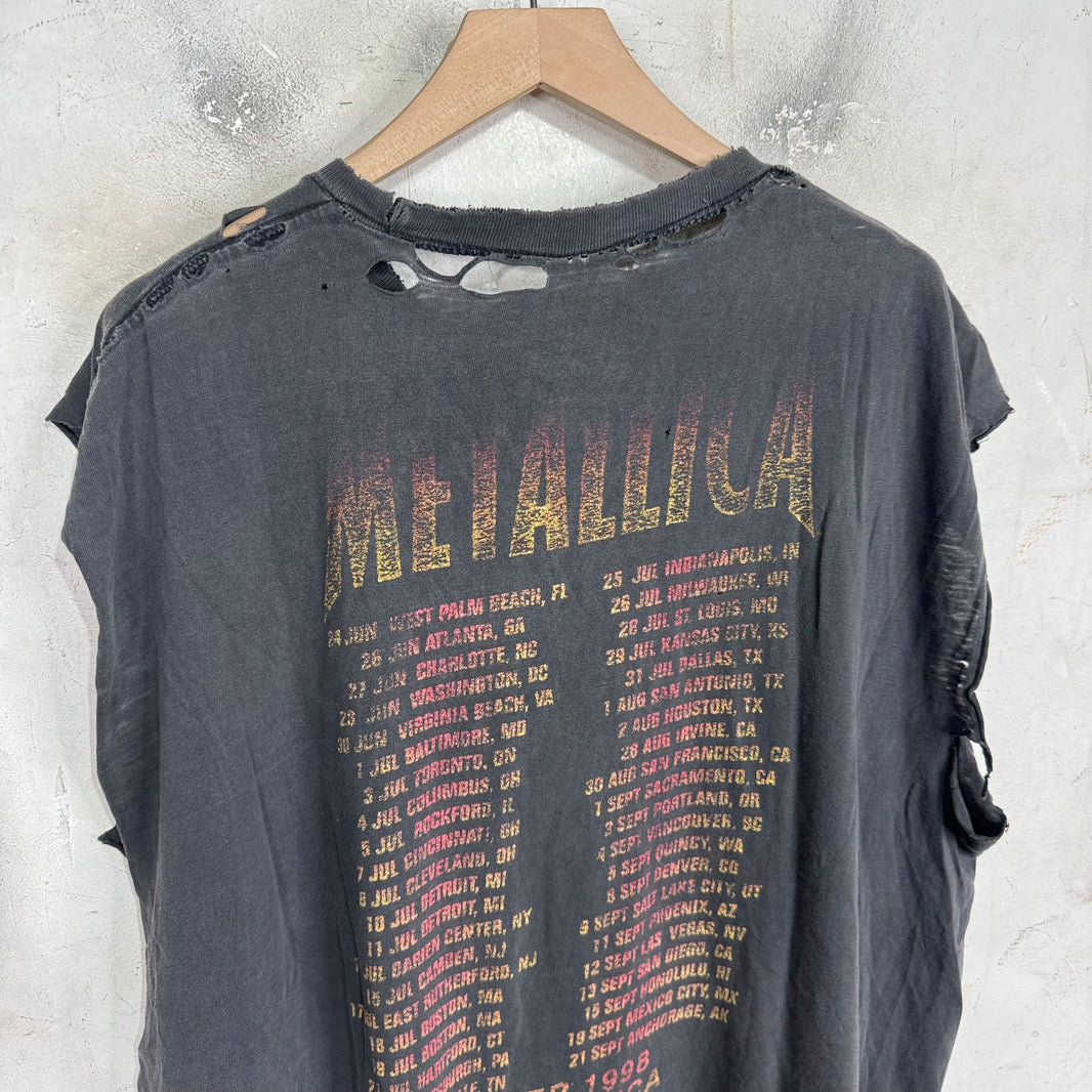 Vintage Metallica 98' Smoked Cutoff T-Shirt