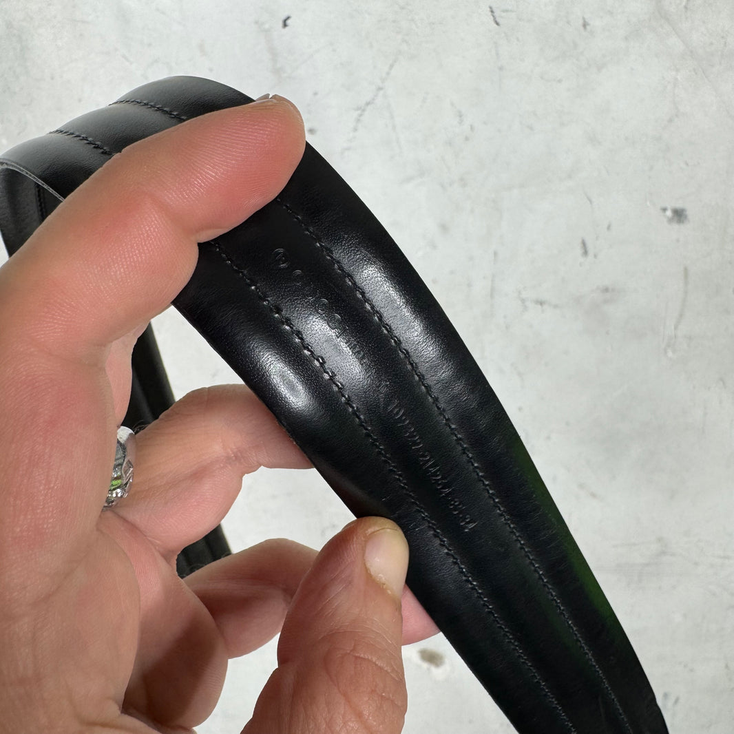Gucci Stitched Leather Belt