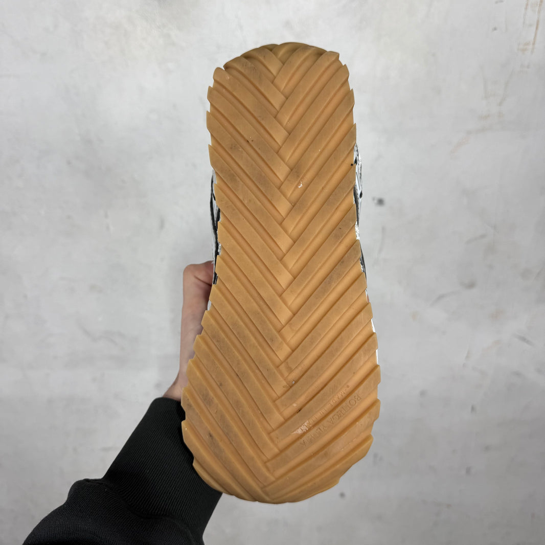 Bottega Veneta White/Silver Orbit Sneaker