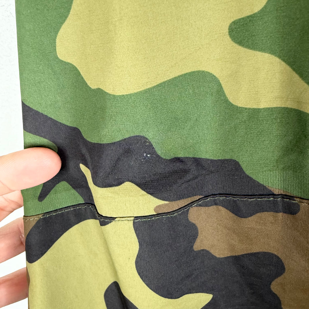 Supreme Fur Hood Camo Arabic Logo Shell Jacket