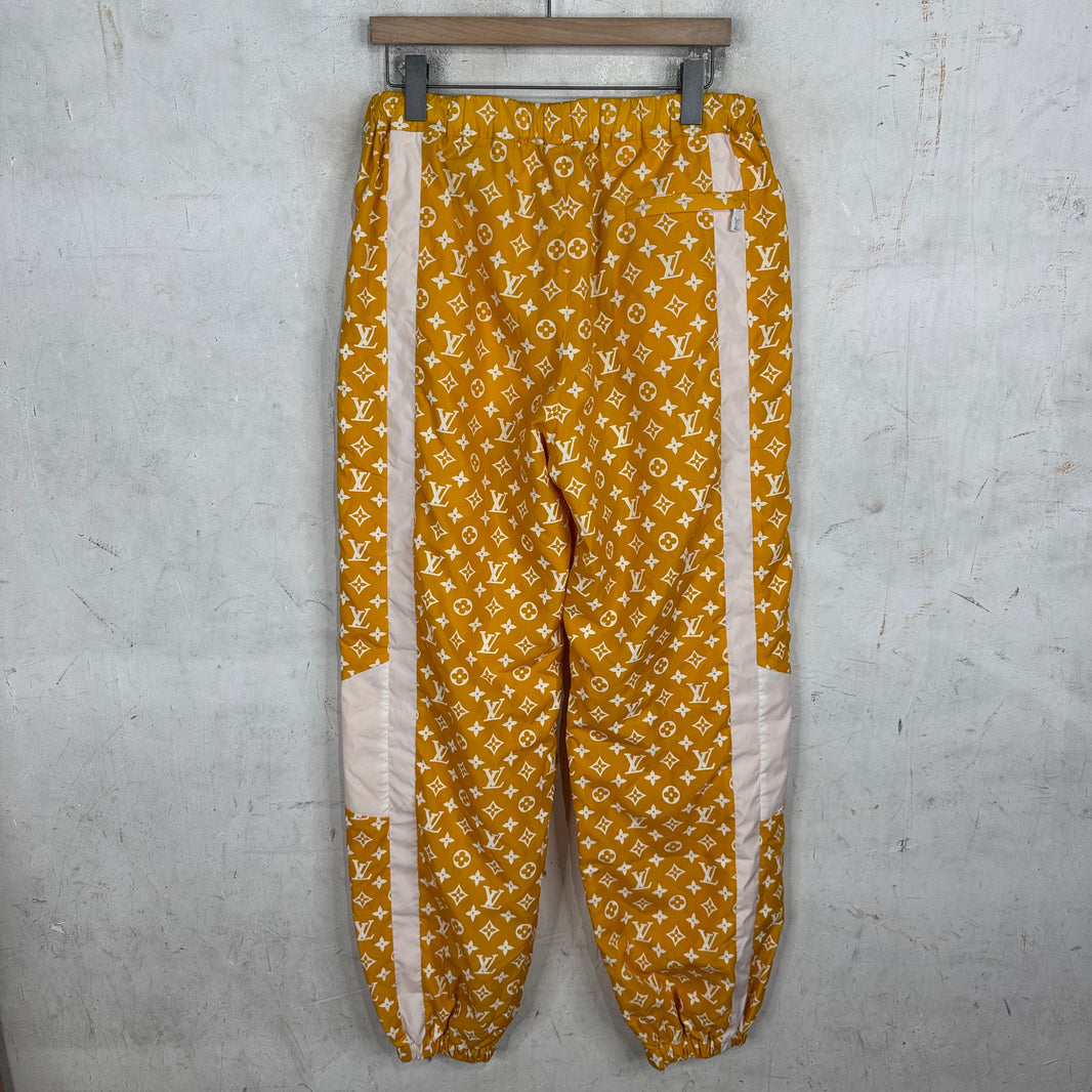 Louis Vuitton Yellow Monogram Printed Technical Pants