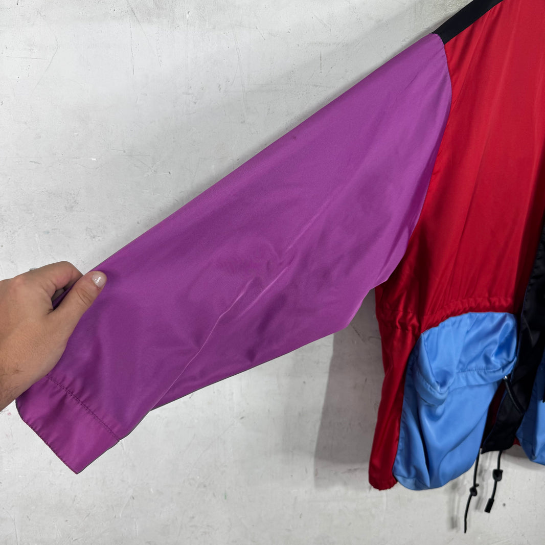 Prada Colorblocked Renylon Cargo Jacket