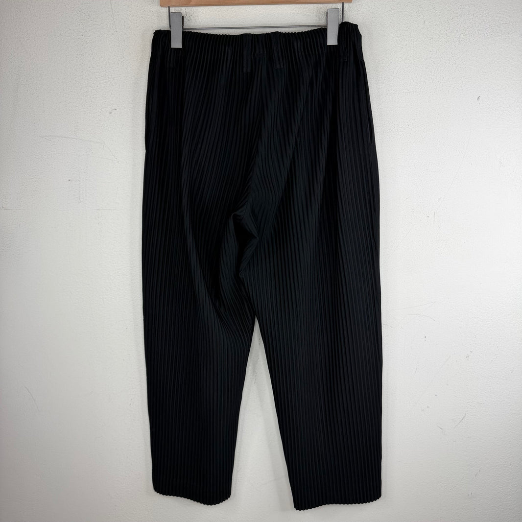 Issey Miyake Black Pleated Pants