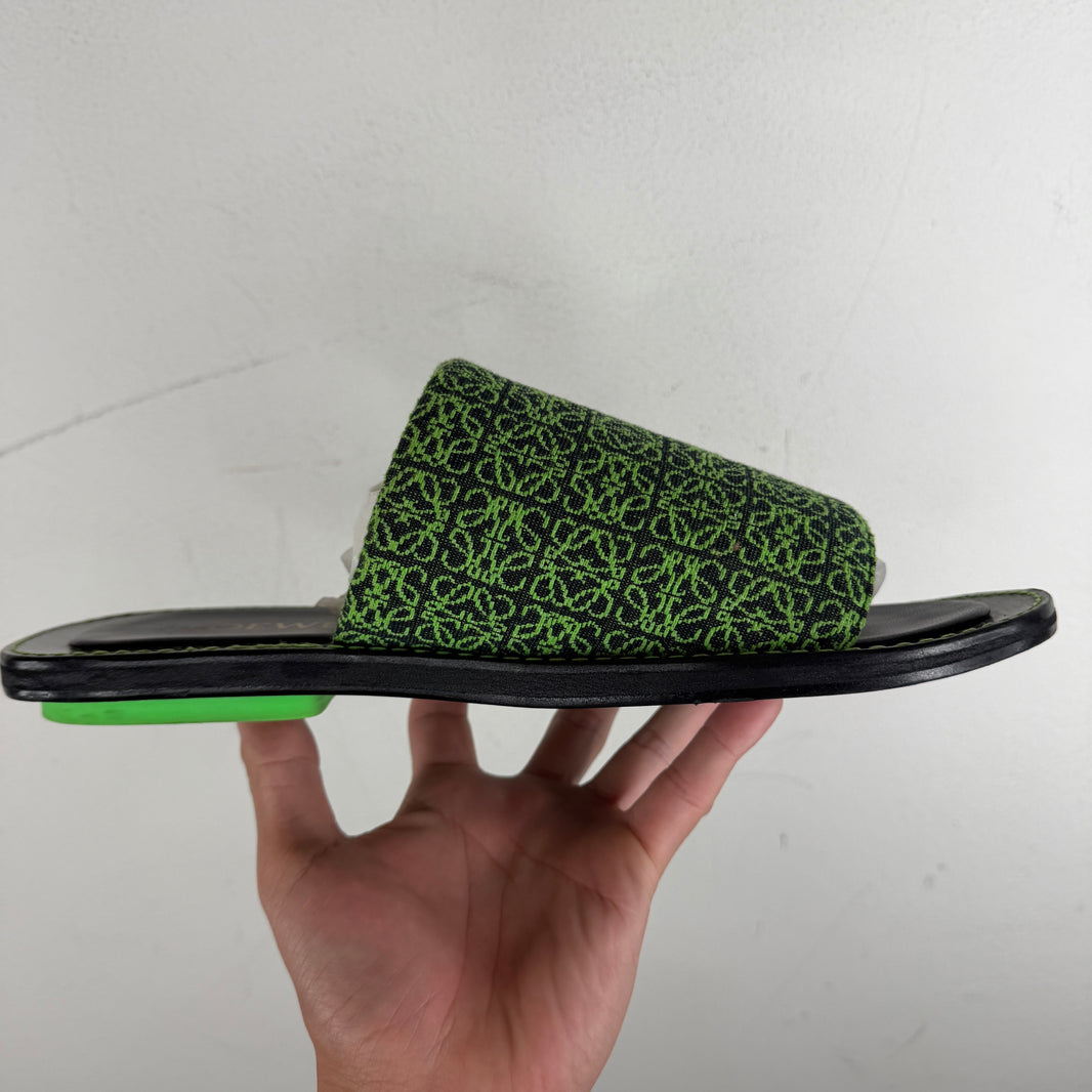 Loewe Anagram Jacquard Slides