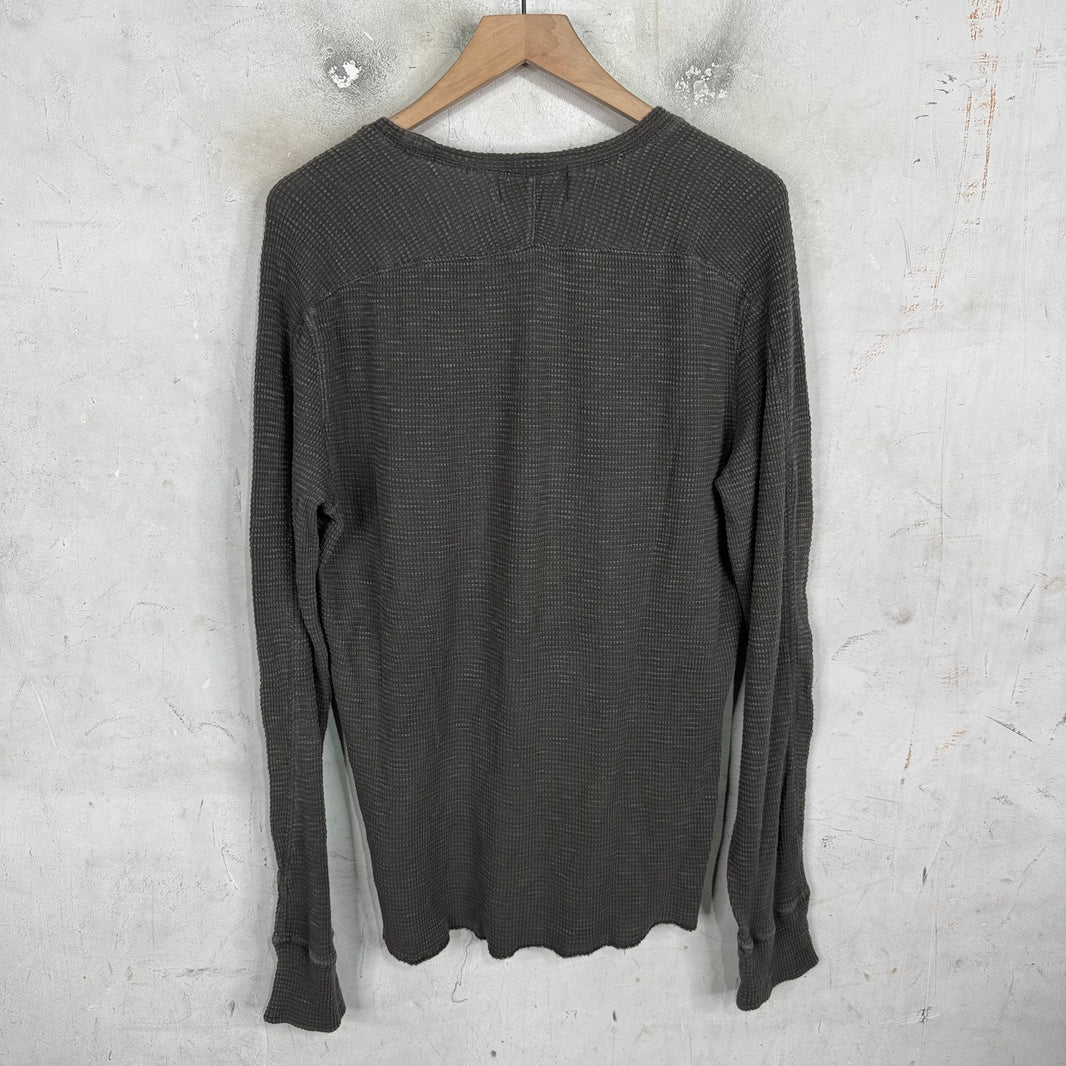 RRL Grey Thermal Shirt