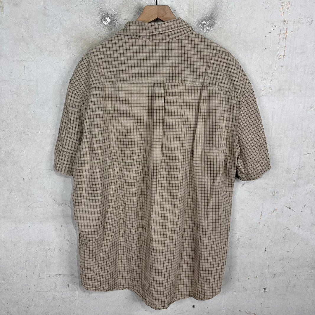 ERL Plaid Logo S/S Buttoned Shirt