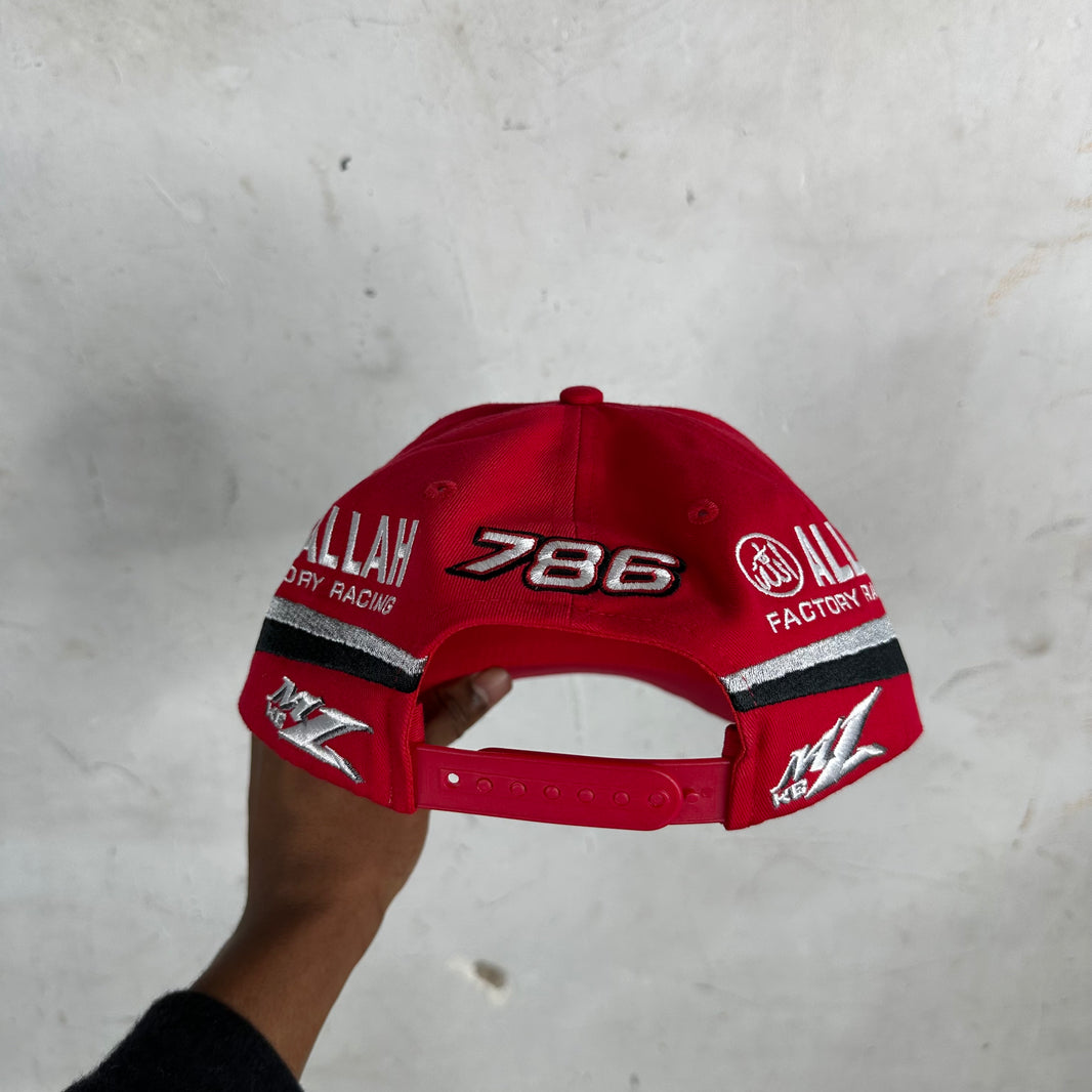 786 by Kemal Akbas Red Racing Hat