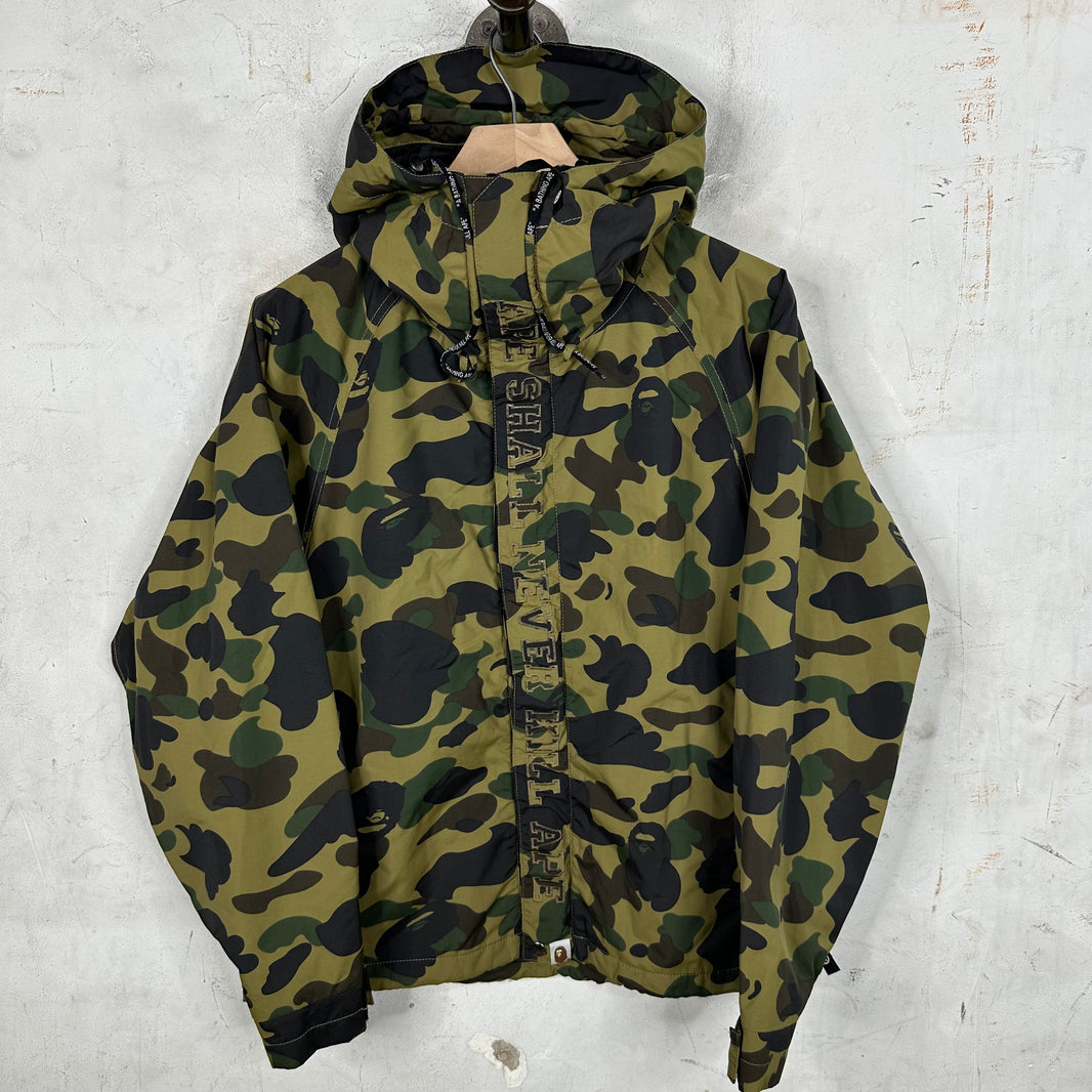 A Bathing Ape Dark Camouflage Hooded Windbreaker