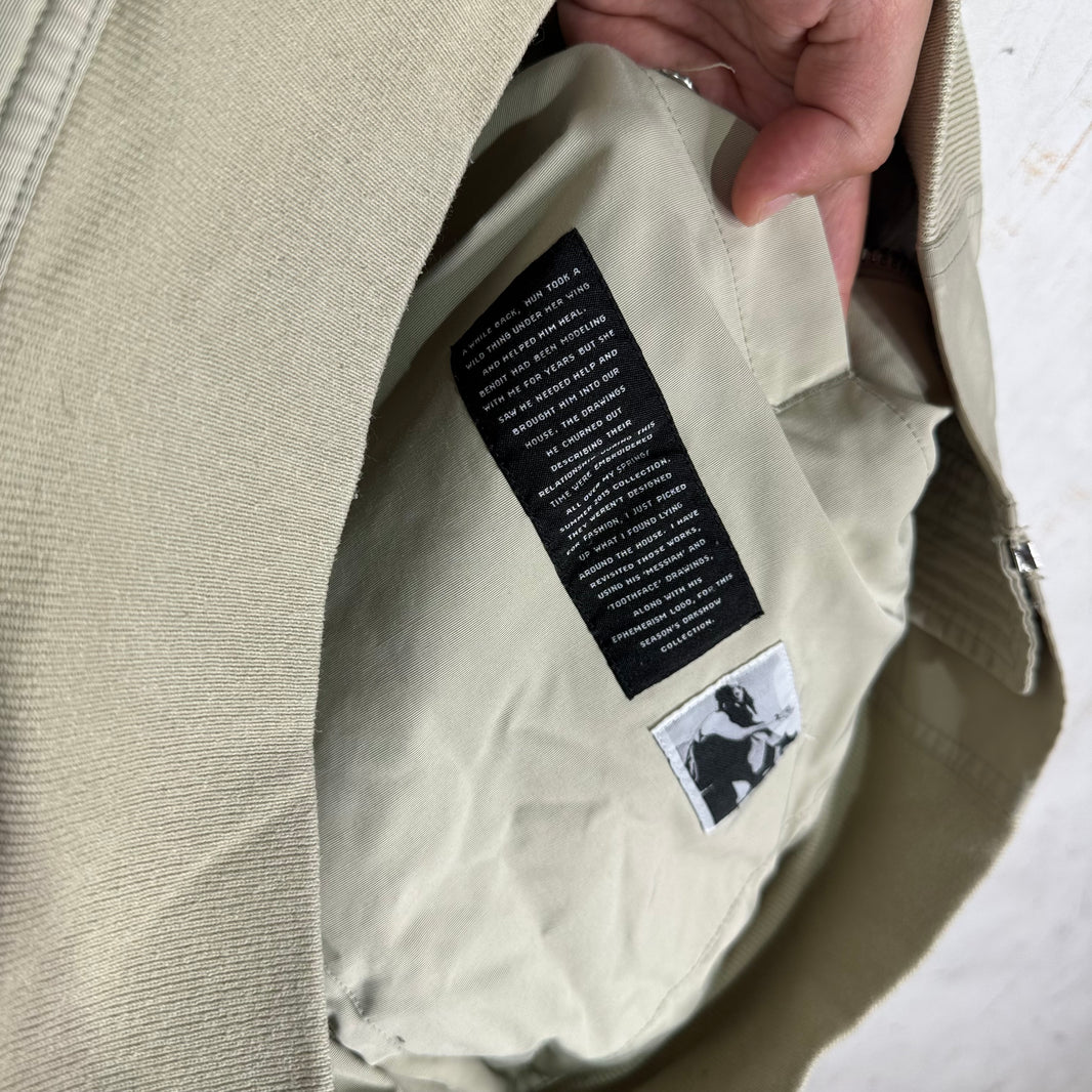 DRKSHDW Beige Illustrated Bomber