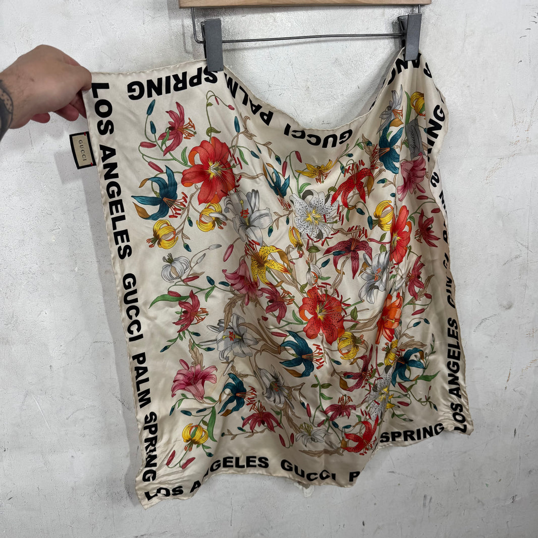 Gucci Floral Silk Bandana