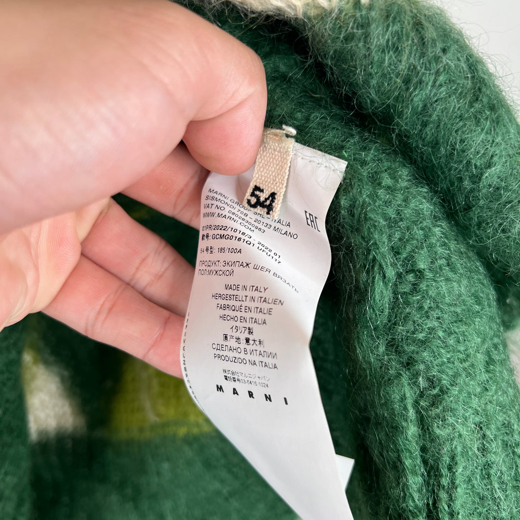 Marni Fuzzy Wuzzy Green Sweater