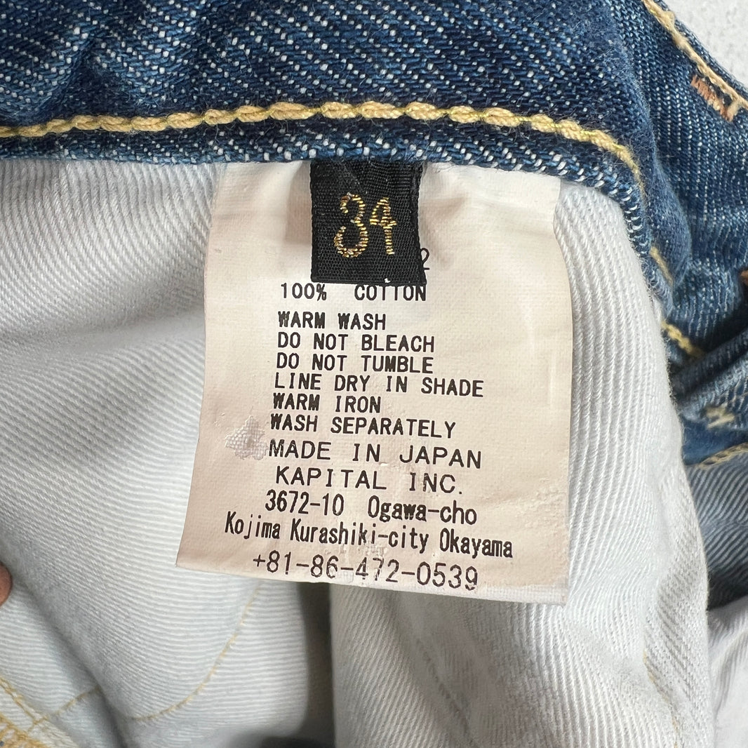 Kapital Light Wash Denim Jeans