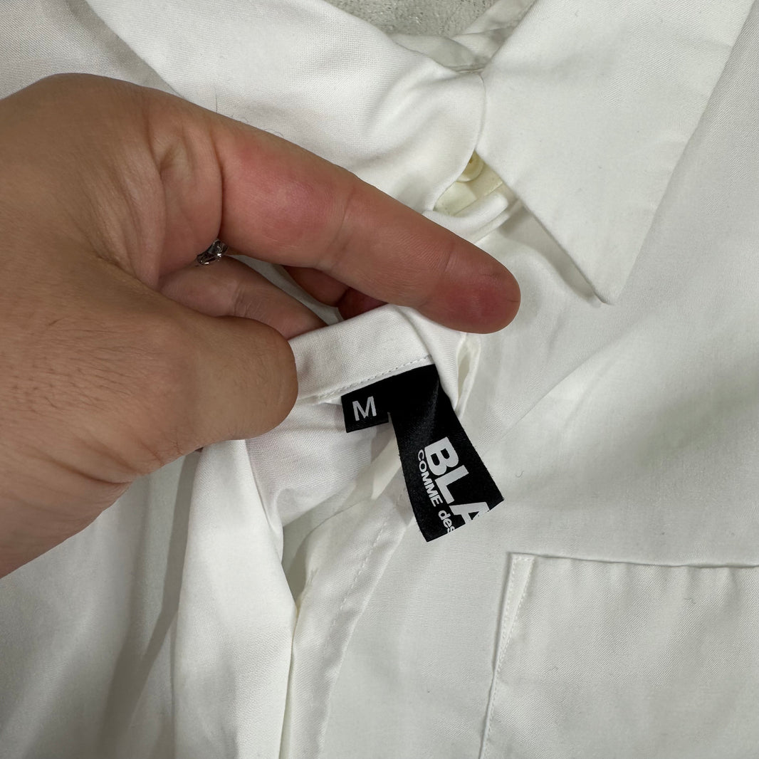 Comme Des Garcons Black Reverse White Button Up