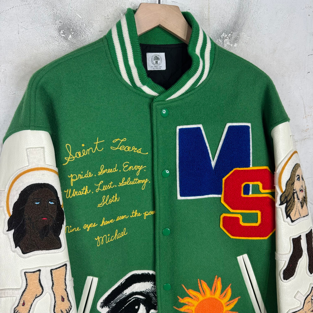 Saint Michael x Denim Tears Varsity Jacket