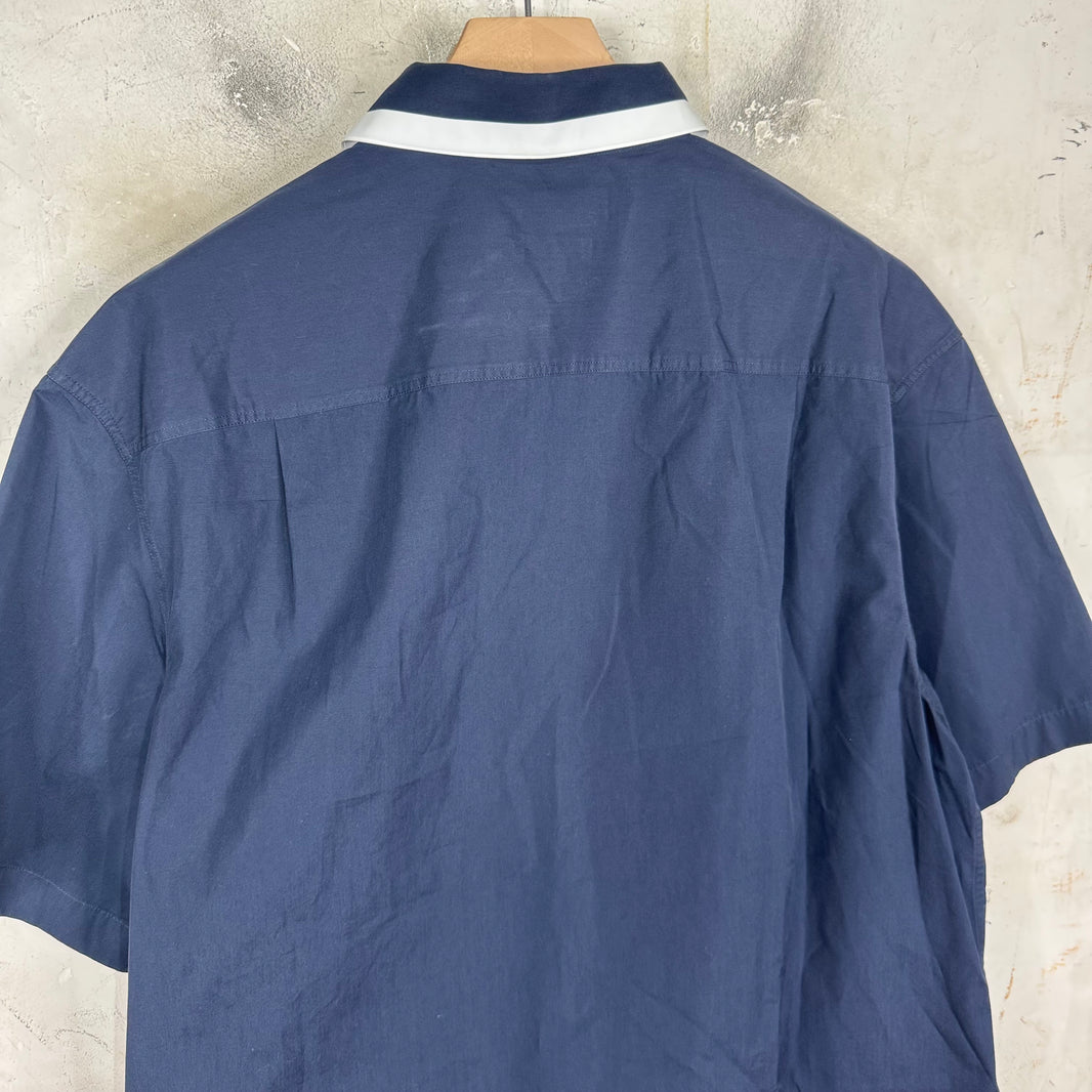 Gucci Collared Logo Buttoned S/S Shirt