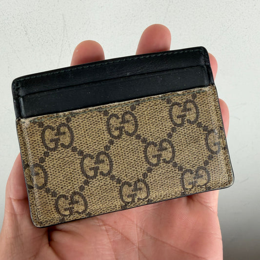 Gucci Smoked Tiger Monogram Card Holder