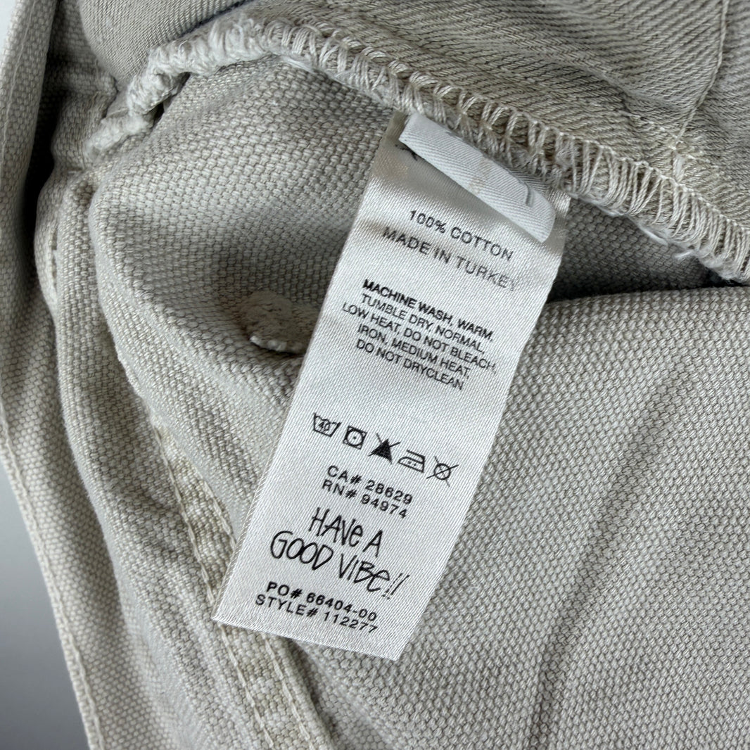 Stussy Big Ol White Jean Shorts
